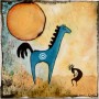 Kokopelli And The Horse Spirit Kunstwerk Kokopelli And The Horse Spirit