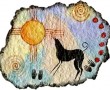 Coyote Kunstwerk Coyote