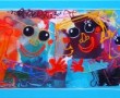 Kleurrijk wandelen Kunstwerk Kleurrijk wandelen