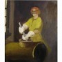 Melkmeisje_Zwaar metaal Kunstwerk Melkmeisje_Zwaar metaal