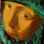 Vrouw met sluier II Kunstwerk Vrouw met sluier II