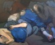 de schilder, de schaamte en de spiegel Kunstwerk de schilder, de schaamte en de spiegel