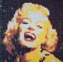 marilyn mosaic Kunstwerk marilyn mosaic