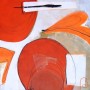 rood-wit-oranje Kunstwerk rood-wit-oranje