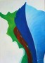 blauwe droom Kunstwerk blauwe droom