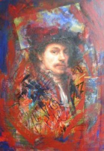 piek graffiti Rembrandt in rood.def