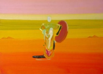 Knight in a red dessert Knight in a red dessert