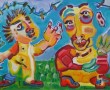 dansen met meneer jansen Kunstwerk dansen met meneer jansen
