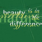 beauty is in the difference