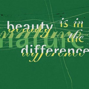 beauty is in the difference