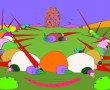 Steenbuikbouters in een cirkel Kunstwerk Steenbuikbouters in een cirkel
