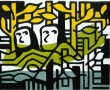 De reizigers Kunstwerk De reizigers