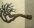 Afgebroken tak Kunstwerk Afgebroken tak