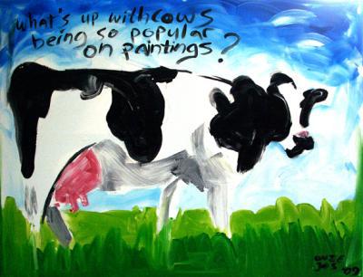 What's Up? (with cows being so popular on paintings)