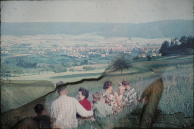 Blick auf Veckerhagen 1958/ me