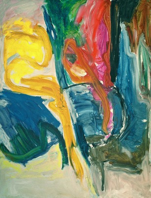 'Reflections of a spine' - grote, kleurrijke, abstracte kunst