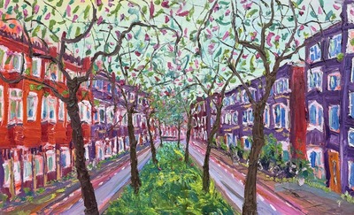 Kapteynlaan uitgebloeid