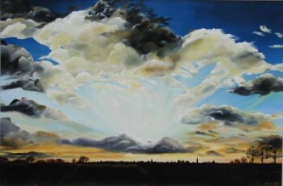Marianne Brons-Winter - wolken (schilderijen/olieverf)